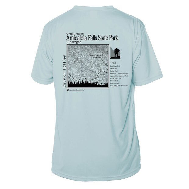 Amicalola Falls Great Trails Short Sleeve Microfiber Men's T-Shirt