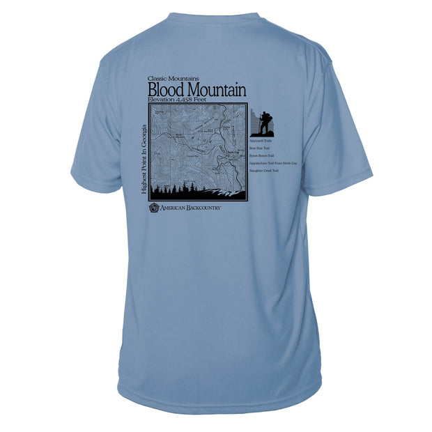 Blood Mountain Classic Mountain Short Sleeve Microfiber Men's T-Shirt