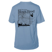 Mount Hood Classic Mountain Short Sleeve Microfiber Men's T-Shirt