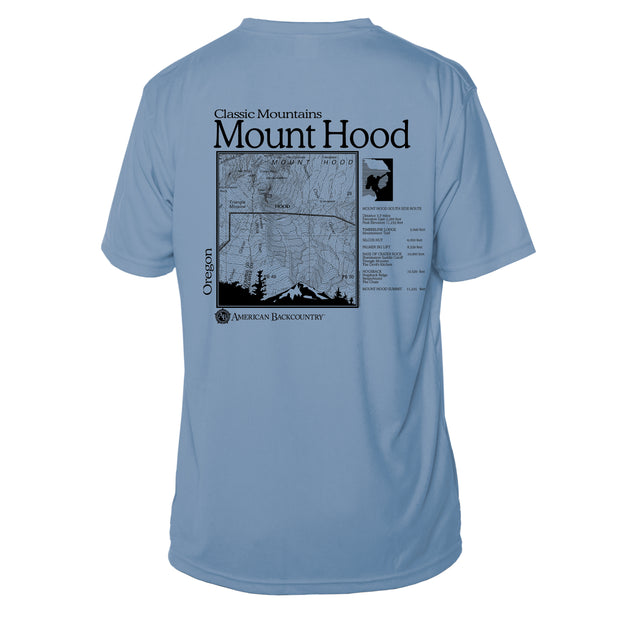 Mount Hood Classic Mountain Short Sleeve Microfiber Men's T-Shirt
