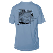 Half Dome Classic Mountain Short Sleeve Microfiber Men's T-Shirt