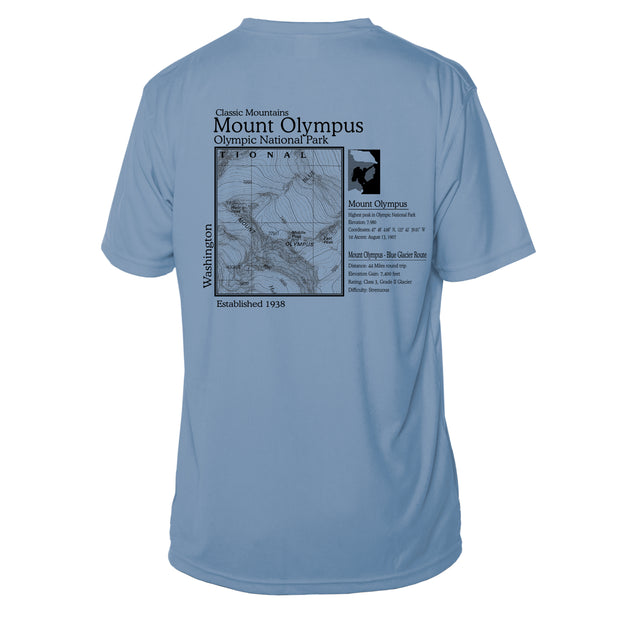 Mount Olympus Classic Mountain Short Sleeve Microfiber Men's T-Shirt