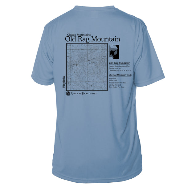 Old Rag Mountain Classic Mountain Short Sleeve Microfiber Men's T-Shirt