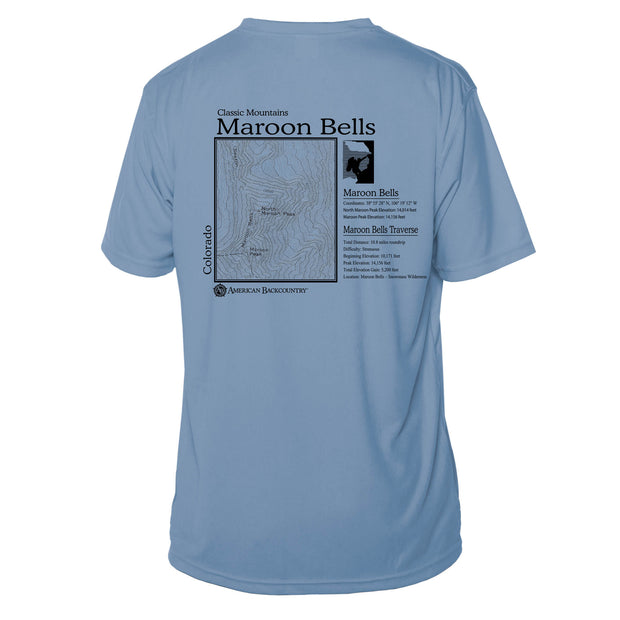 Maroon Bells Classic Mountain Short Sleeve Microfiber Men's T-Shirt