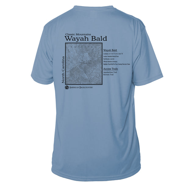 Wayah Bald Classic Mountain Short Sleeve Microfiber Men's T-Shirt