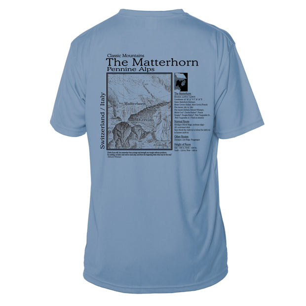 Matterhorn Classic Mountain Short Sleeve Microfiber Men's T-Shirt