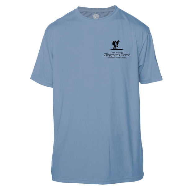 Clingmans Dome Classic Mountain Short Sleeve Microfiber Men's T-Shirt