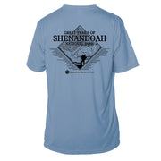 Shenandoah National Park Diamond Topo Short Sleeve Microfiber Men's T-Shirt