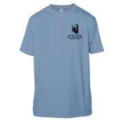 Glacier National Park Diamond Topo Short Sleeve Microfiber Men's T-Shirt