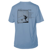 Arches National Park Great Trails Short Sleeve Microfiber Men's T-Shirt