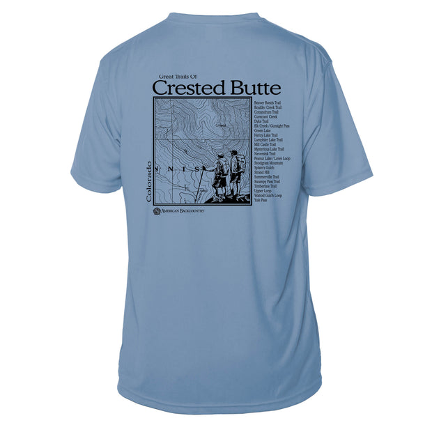 Crested Butte Great Trails Short Sleeve Microfiber Men's T-Shirt