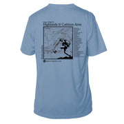 Highlands Cashiers Great Trails  Short Sleeve Microfiber Men's T-Shirt