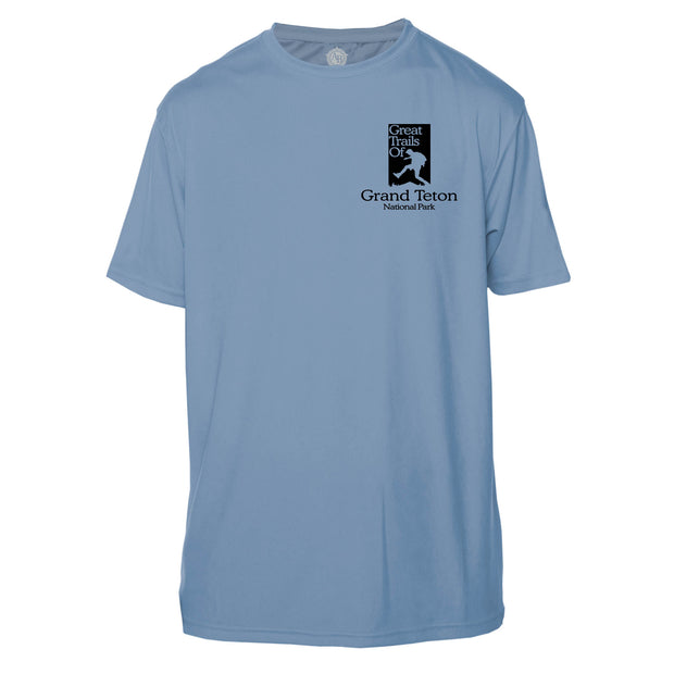 Grand Teton National Park Great Trails Short Sleeve Microfiber Men's T-Shirt