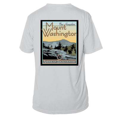 Mount Washington Vintage Destinations Short Sleeve Microfiber Men's T-Shirt