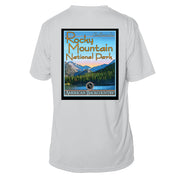 Rocky Mountain National Park Vintage Destinations Short Sleeve Microfiber Men's T-Shirt