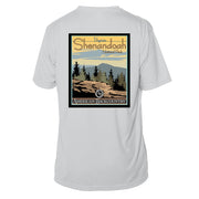 Shenandoah National Park Vintage Destinations Short Sleeve Microfiber Men's T-Shirt