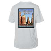 Cathedral Rocks Vintage Destinations Short Sleeve Microfiber Men's T-Shirt