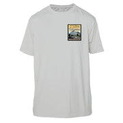 Mount Shasta Vintage Destinations Short Sleeve Microfiber Men's T-Shirt