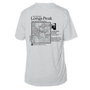 Longs Peak Classic Mountain Short Sleeve Microfiber Men's T-Shirt