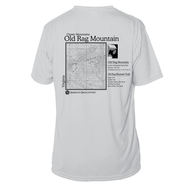 Old Rag Mountain Classic Mountain Short Sleeve Microfiber Men's T-Shirt