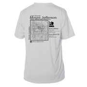 Mount Jefferson Classic Mountain Short Sleeve Microfiber Men's T-Shirt