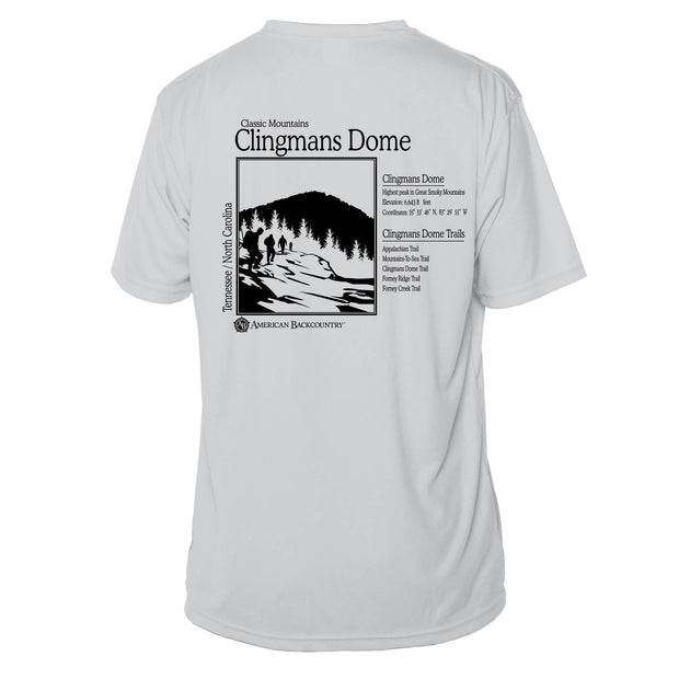 Clingmans Dome Classic Mountain Short Sleeve Microfiber Men's T-Shirt