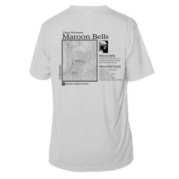 Maroon Bells Classic Mountain Short Sleeve Microfiber Men's T-Shirt