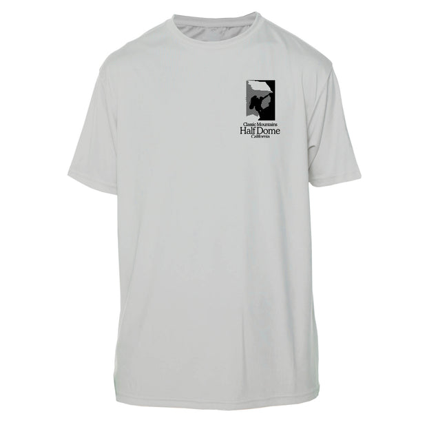 Half Dome Classic Mountain Short Sleeve Microfiber Men's T-Shirt