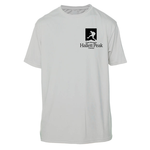 Hallett Peak Classic Mountain Short Sleeve Microfiber Men's T-Shirt