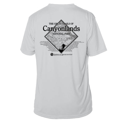 Canyonlands Diamond Topo Short Sleeve Microfiber Men's T-Shirt