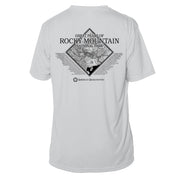 Rocky Mountain National Park Diamond Topo Short Sleeve Microfiber Men's T-Shirt