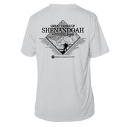 Shenandoah National Park Diamond Topo Short Sleeve Microfiber Men's T-Shirt