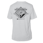 Devils Tower Diamond Topo Short Sleeve Microfiber Men's T-Shirt