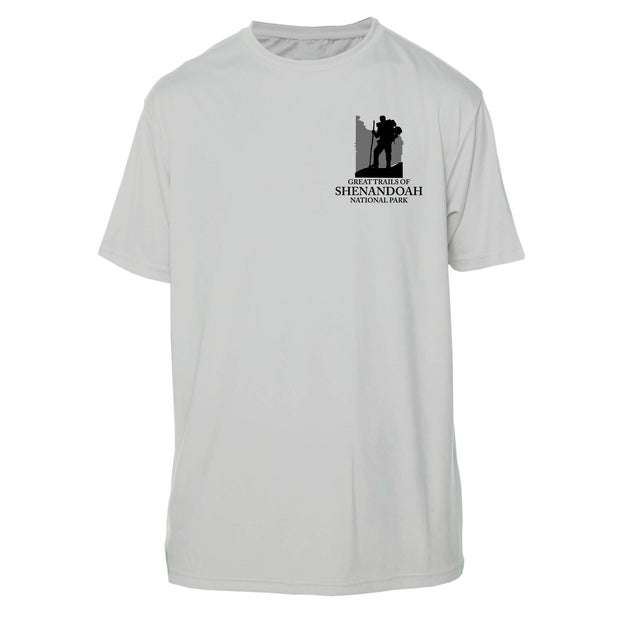 Shenandoah National Park Diamond Topo Short Sleeve Microfiber Men's T-Shirt