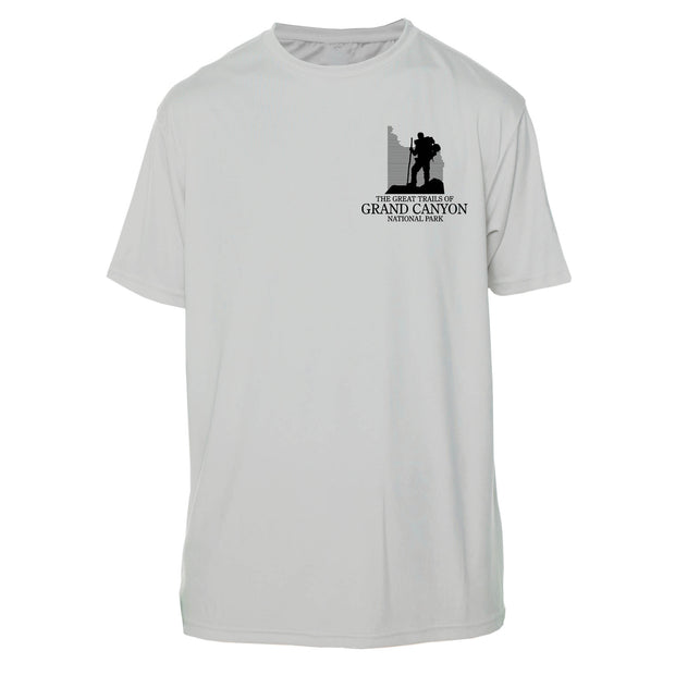 Grand Canyon National Park Diamond Topo Short Sleeve Microfiber Men's T-Shirt