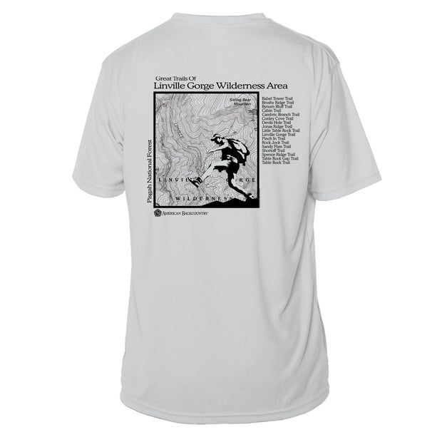 Linville Gorge Great Trails Short Sleeve Microfiber Men's T-Shirt