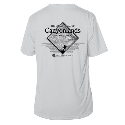 Canyonlands Great Trails Short Sleeve Microfiber Men's T-Shirt