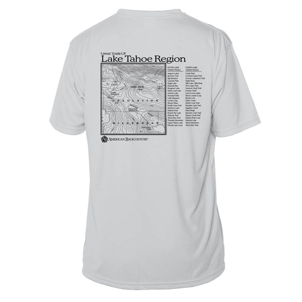 Lake Tahoe Great Trails Short Sleeve Microfiber Men's T-Shirt