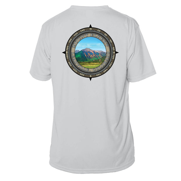 Retro Compass Mount Elbert Microfiber Short Sleeve T-Shirt