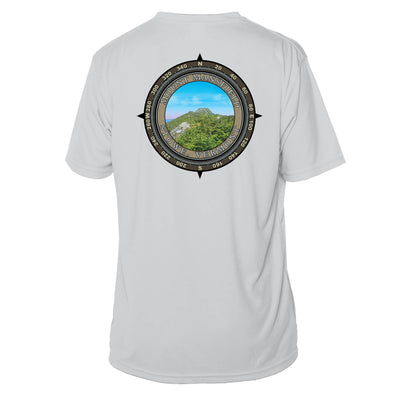 Retro Compass Mount Mansfield Microfiber Short Sleeve T-Shirt