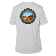 Retro Compass Canyonlands National Park Microfiber Short Sleeve T-Shirt