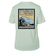 Denali National Park Vintage Destinations Short Sleeve Microfiber Men's T-Shirt