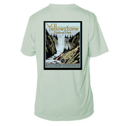 Yellowstone National Park Vintage Destinations Short Sleeve Microfiber Men's T-Shirt