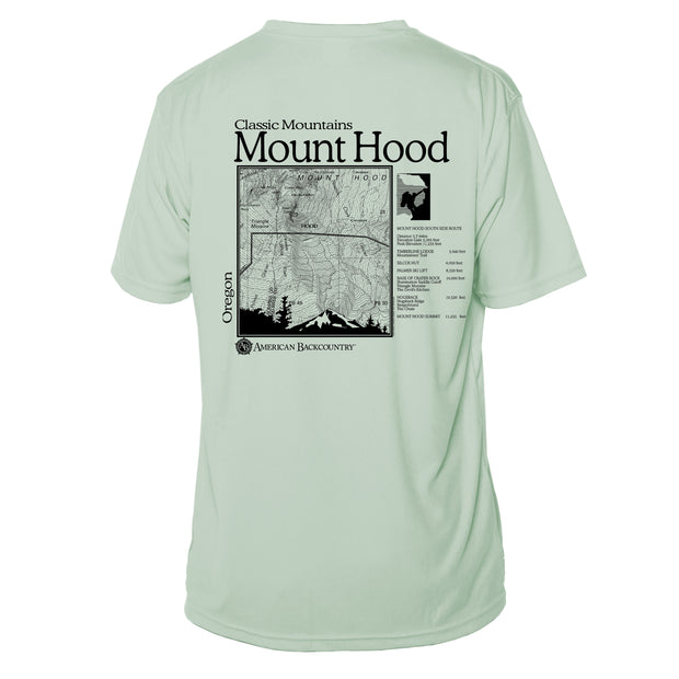 Mount Hood Classic Mountain Short Sleeve Microfiber Men's T-Shirt
