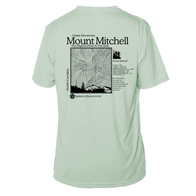 Mount Mitchell Classic Mountain Short Sleeve Microfiber Men's T-Shirt