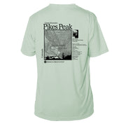 Pikes Peak Classic Mountain Short Sleeve Microfiber Men's T-Shirt