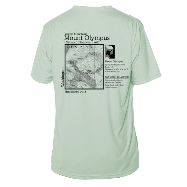 Mount Olympus Classic Mountain Short Sleeve Microfiber Men's T-Shirt
