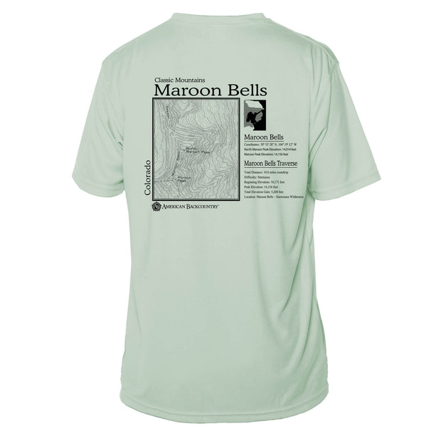 Maroon Bells Classic Mountain Short Sleeve Microfiber Men's T-Shirt