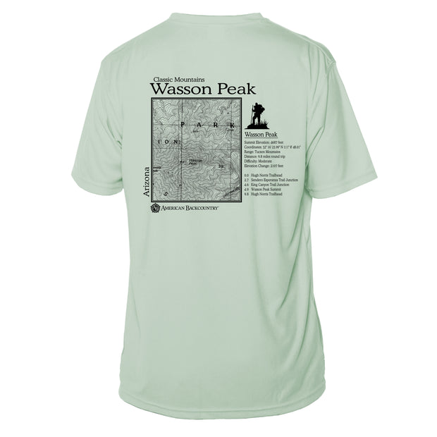 Wasson Peak Classic Mountain Short Sleeve Microfiber Men's T-Shirt