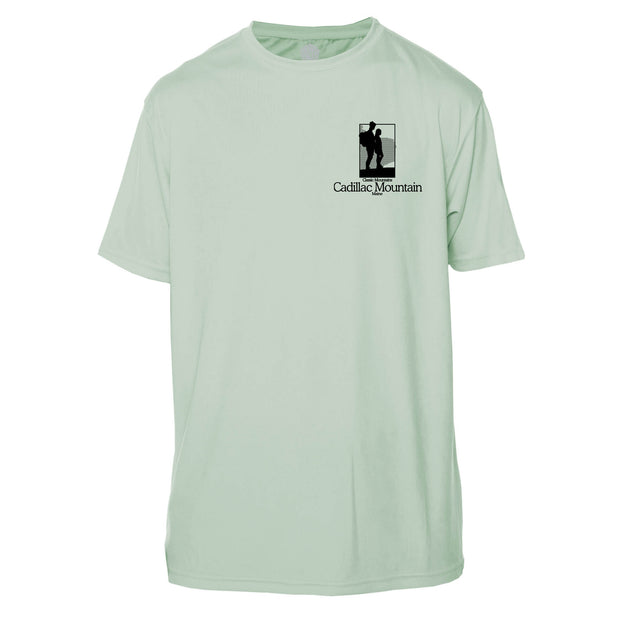 Cadillac Mountain Classic Mountain Short Sleeve Microfiber Men's T-Shirt